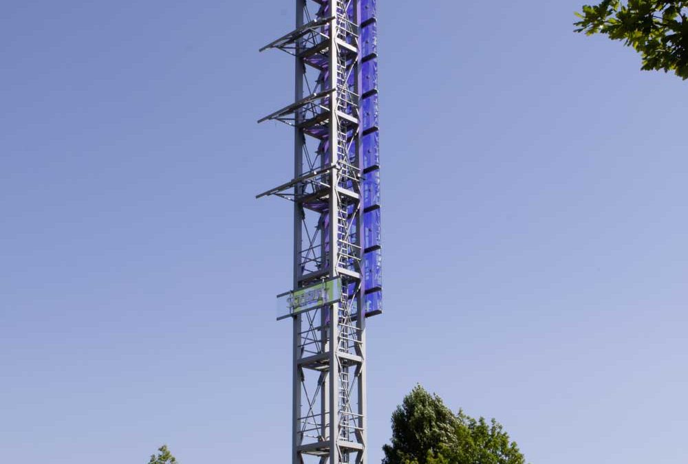 Neubau Hermes Stele